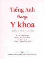 Ebook tiếng anh trong y khoa phần 1