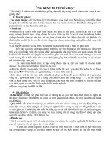 ỨNG DỤNG DI TRUYỀN HỌC