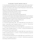 Câu hỏi ôn thi lý thuyết trường lượng tử