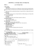 giáo án đại số lớp 9 cả năm