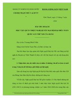 Bài thu hoạch nghị quyết đại hội đại XII của đảng