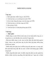 Bài giảng nhiễm trùng sơ sinh