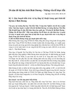 20 năm đô thị hóa tỉnh bình dương