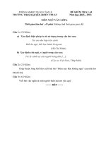 DE THI LẠI NGỮ VĂN 6 NĂM HỌC 2015-2016