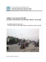 nhiệm vụ quy hoạch chi tiết hai bên tuyến đường nguyễn dức thuận tỷ lệ 1/5000