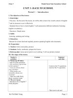 U1 My new school - Introduction