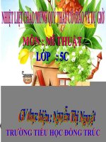 Bai 8 Ve theo mau  Mau ve co dang hinh tru va hinhcau