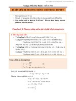 Bí kíp giải hệ phương trình chỉ trong 10 phút  Đỗ Duy Thành