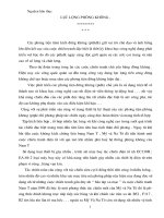 Tiểu luận lực lượng phòng không