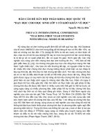 Dạy học cho học sinh lớp 1 có khó khăn về đọc 