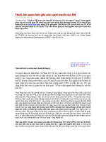 Thuế, hải quan làm yếu sức cạnh tranh của DN