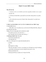 SIÊU ÂM THẬN VÀ SAU PHÚC MẠC