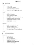 IELTS speaking topics