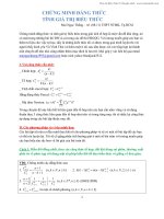 Tính giá trị và chứng minh các biểu thức tổ hợp   Mai Ngọc Thắng