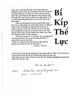 Bí Kíp Thế Lực  Ôn thi Đại học, Cao Đẳng