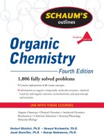 Schaums Outline of Organic Chemistry, Fourth Edition (Schaums Outline Series)  Herbert Meislich, Howard Nechamkin, Jacob Sharefkin, George Hademenos