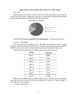 một số bài kiểm tra năng lưc của học sinh