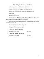 vận dụng kiến thức liên môn giải quyết vấn đề thực tiễn (giáo dục công dân 10) nâng cao nhận thức của học sinh về an toàn giao thông khi sử dụng xe đạp điện, xe máy điện 