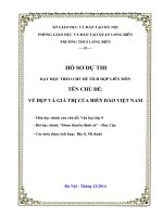 giáo án tích hợp liên môn ngữ văn 9 bài đoàn thuyền đánh cá – huy cận 