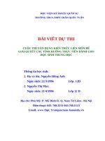 liên môn địa lý  12 tài NGUYÊN THIÊN NHIÊN BIỂN ĐÔNG , CHỦ QUYỀN LÃNH THỔ và bảo vệ QUẦN đảo TRƯỜNG SA, HOÀNG SA của VIỆT NAM 