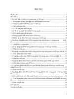 Ứng dụng của một số phần mềm trong giải bài toán tương quan và hồi quy kinh tế