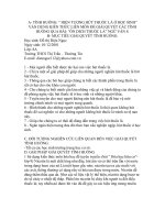 VẬN DỤNG KIẾN THỨC LIÊN môn để GIẢI QUYẾT các TÌNH HUỐNG (ngữ văn 8) HIỆN TƯỢNG hút THUỐC lá ở học SINH” vận DỤNG KIẾN THỨC LIÊN môn để GIẢI QUYẾT các TÌNH HUỐNG QUA bài “ôn DICH THUỐC lá 