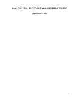 GIÁO án THEO CHUYÊN đề chủ đề CHỈNH hợp tổ hợp