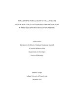 A qualitative critical study of collaborative coteaching practices of English language teachers in public elementary schools in South Korea