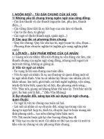 TỪ NGÔN NGỮ CHUNG đến lời nói cá NHÂN