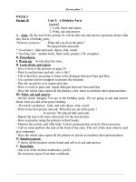 GIÁO ÁN TIENG ANH  lớp 5 ( MỚI)