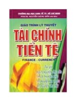 Giáo trình lý thuyết tài chính tiền tệ đại học kinh tế thành phố Hồ Chí Minh