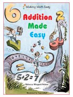 Addition made easy (making math easy)
