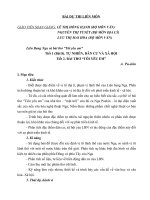 giáo án tích hợp liên môn ngữ văn + địa lý 11 bài liên bang nga và bài thơ “tôi yêu em” 