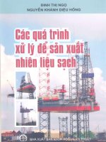 EBOOK các QUÁ TRÌNH xử lý để sản XUẤT NHIÊN LIỆU SẠCH   NXB KHOA học và kỹ THUẬT 