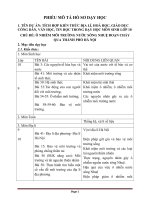 giáo án tích hợp liên môn sinh học 10 CHỦ đề ô NHIỄM môi TRƯỜNG nước SÔNG NHUỆ đoạn CHẢY QUA THÀNH PHỐ hà nội 