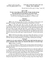 Quy chế tổ chức và hoạt động của BCĐ, tổ giúp việc 