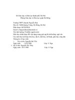 VẬN DỤNG KIẾN THỨC LIÊN môn để GIẢI QUYẾT các TÌNH HUỐNG (ngữ văn 11) ô nhiễm nguồn nước 