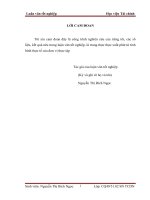 Tình hình quản trị vốn kinh doanh tại Công ty Cổ phần Bia Sài GónPhú Thọ