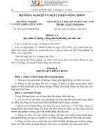 Quy định về phòng, chống dịch bệnh động vật thủy sản