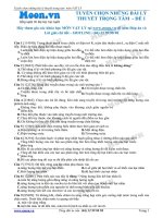 Tuyển chọn những bài lý thuyết trọng tâm Vật lý THPT quốc gia