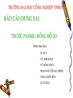 THƯỚC PHANME,ĐỒNG HỒ SO, ĐẠI HỌC CÔNG NGHIỆP TPHCM