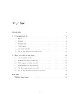 DƯỚI VI PHÂN hàm VÉCTƠ lồi và ỨNG DỤNG 