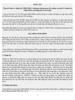 BÁO CÁO TÔNG KẾT 5 NĂM 2011-2016