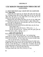 Bài giảng toán tài chính Phần 2  TS. Nguyễn Trung Trực, ThS. Đặng Thị Trường Giang