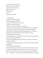 tích hợp liên môn hóa 8 giải quyết về ô nhiễm môi trường 