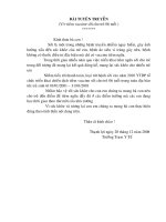 Bài tuyên truyền tim vắc xin sởi