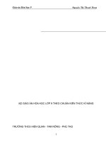 BỘ GIÁO án hóa học lớp 9 THEO CHUẨN KIẾN THỨC kĩ NĂNG 