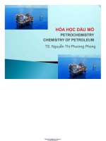 BÀI GIẢNG hóa học dầu mỏ   dầu mỏ và KHÍ 