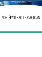 Bài giảng nghiệp vụ bao thanh toán  Tài liệu , ebooks, luận văn