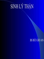 sinh lý thận cơ thể người